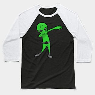 halloween dabbing alien Baseball T-Shirt